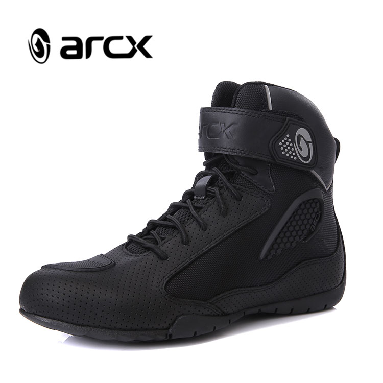 ARCX Новое поступление, профессиональные мотоциклетные внедорожные гоночные спортивные кожаные ботильоны, мотоциклетные спортивные кожаные мотоциклетные ботинки