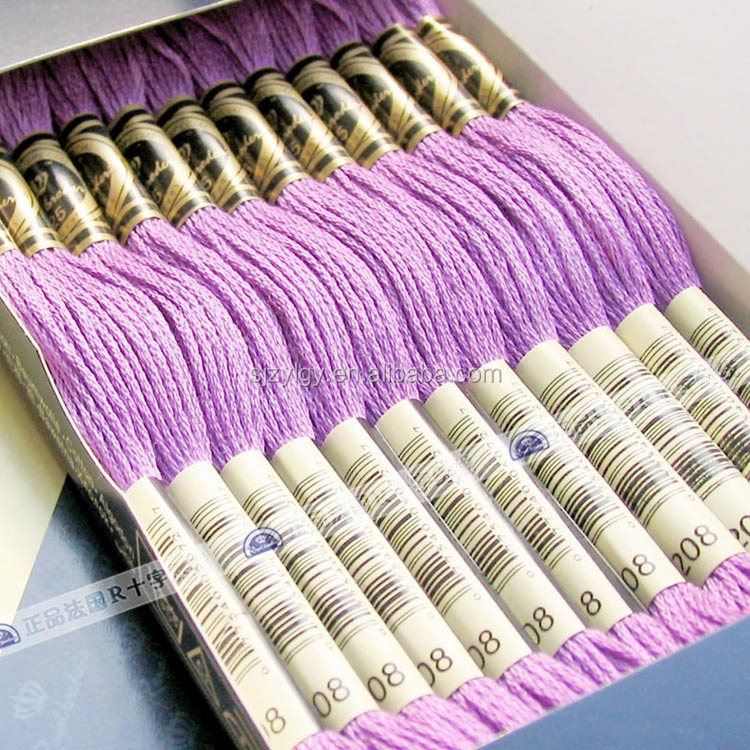 Оптовая продажа Royalbroderie100 % хлопок вышивка крестом нитки