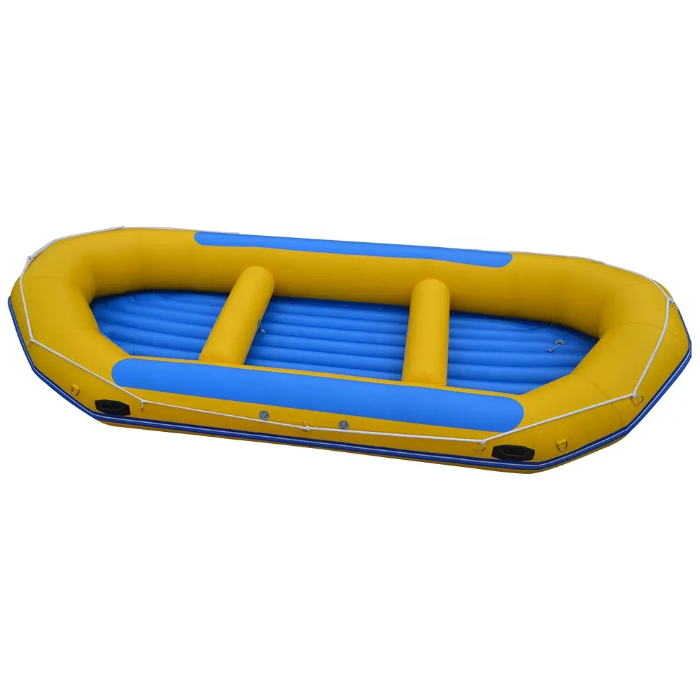 CE durable Korea Material reinforced 1.8mm Bottom Inflatable Fishing Raft for sale