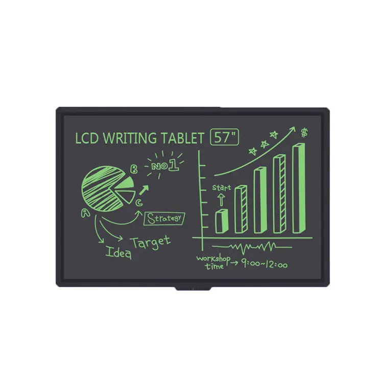 Custom big magnetic drawing board 57 inch lcd whiteboard for office and school