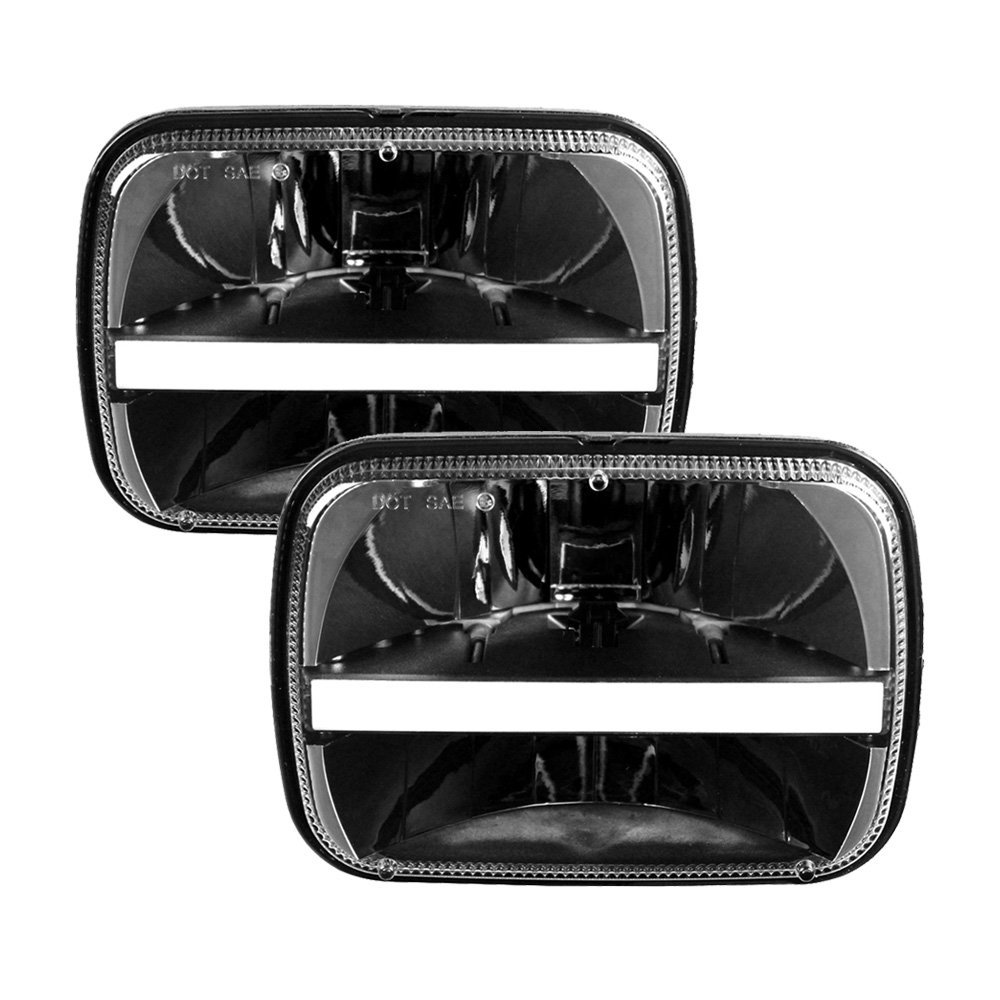 Для Jeep Cherokee XJ внедорожник 5x7 ''светодиодная фара с ореолом DRL Для jeep xj wrangler yj светодиодные фары аксессуары Запчасти