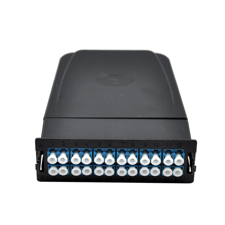 MPO-LC Male 24 Port 40G Single-mode Fiber Optic Patch Panel