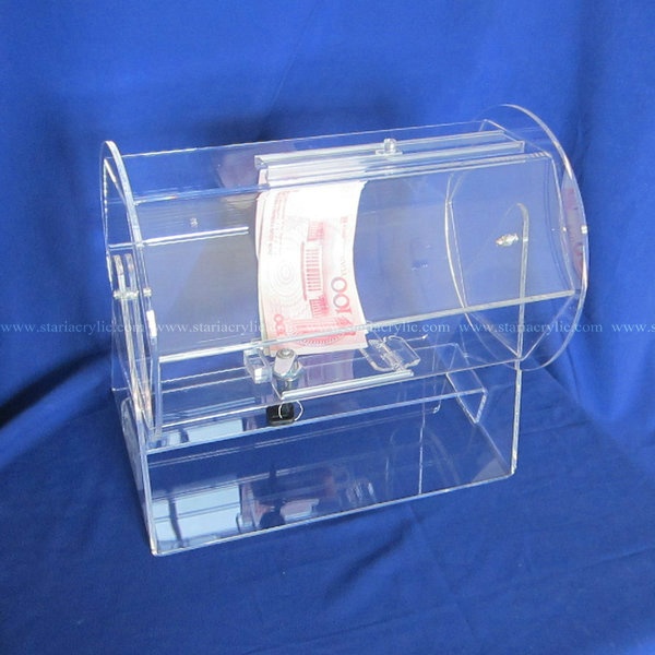 Lucite Большой акриловый барабанный лотерейный барабан, плексиглас лотерейный билетный барабан оптом