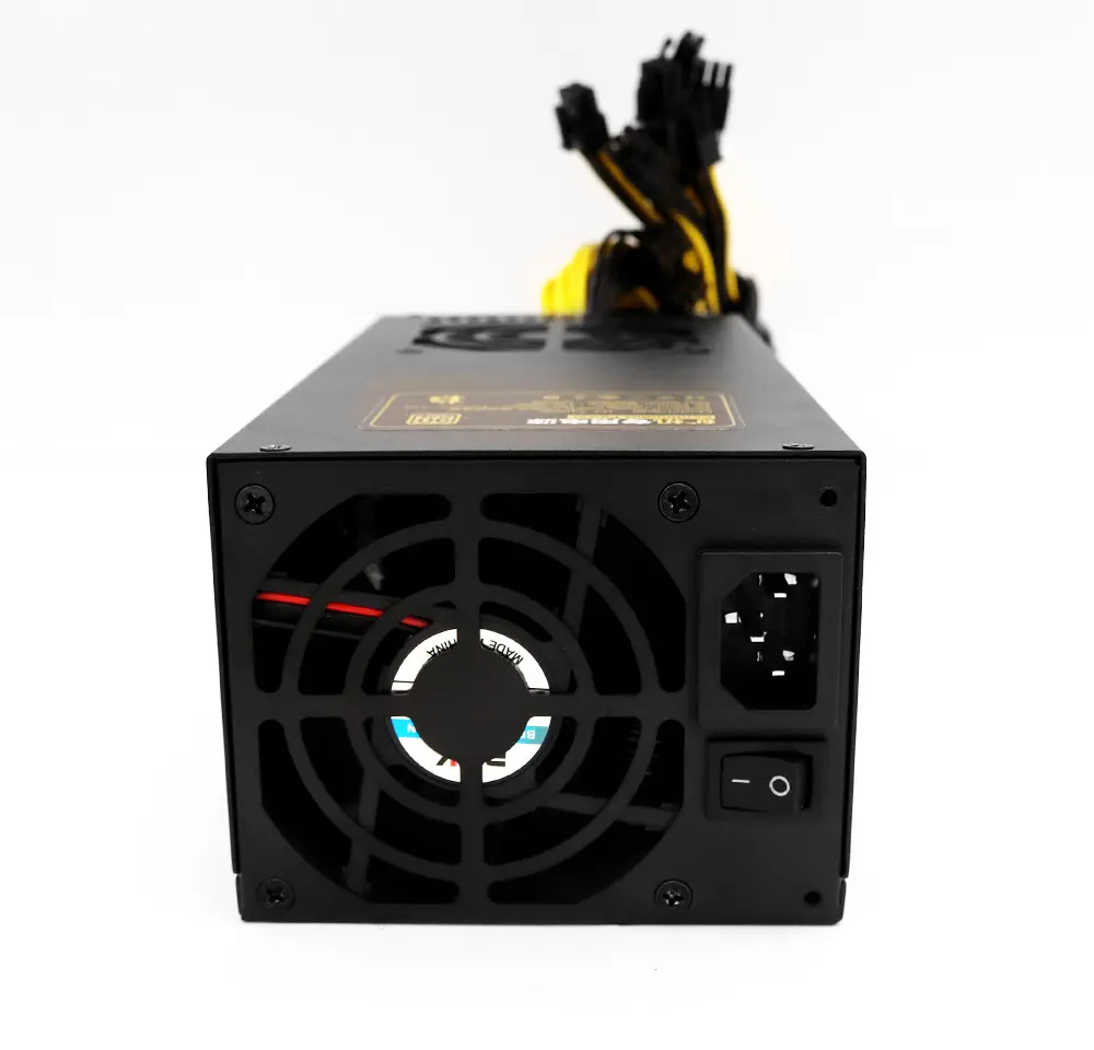 Manufacture 2400W 90plus PC ATX power supply for S7 S9 L3+ D3 R4 Bitcoin miner