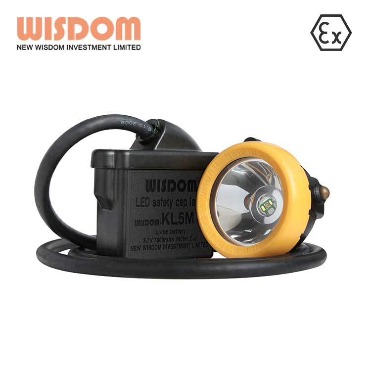 11000Lux Китай Головной фонарь KL5M проводной Шахтер светодиодные фары WISDOM ATEX Шахта лампы