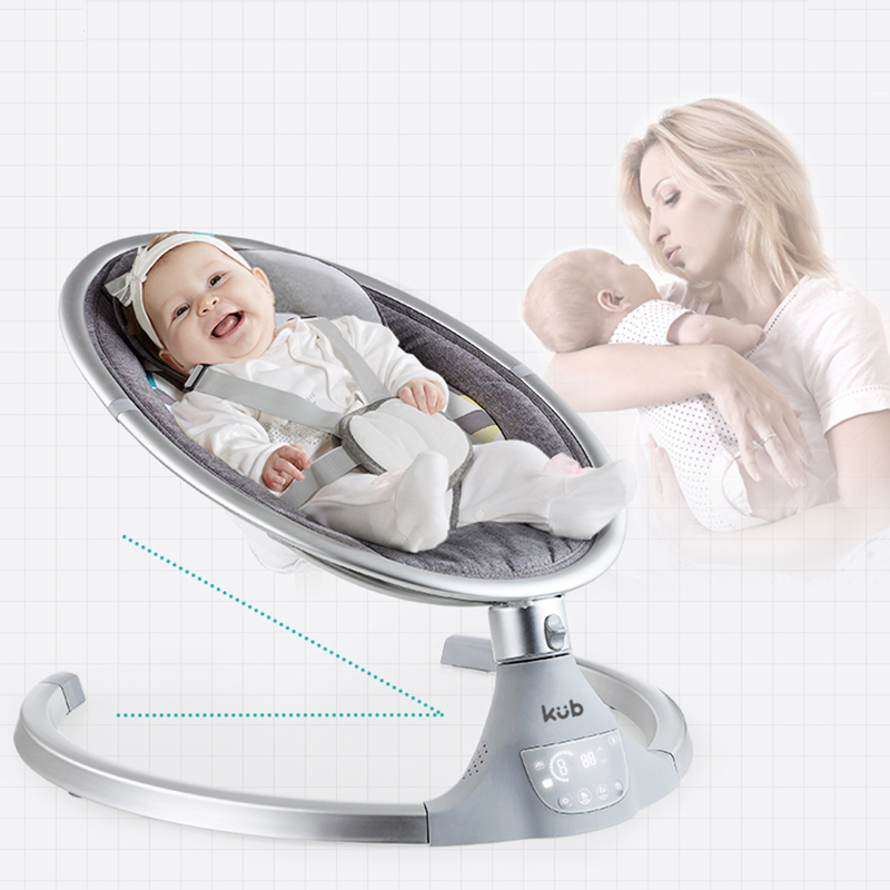 Для новорожденных авто-качающаяся Колыбель KUB детской электрической кресло-качалка кровать детская кроватка кресло спальный артефакт комфортный стул