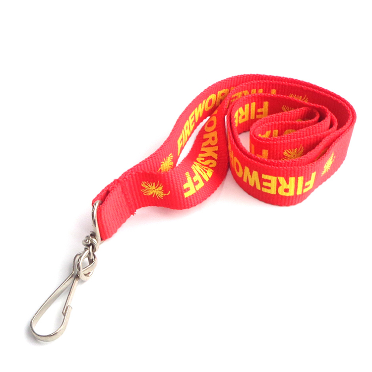 2020 custom Polyester printed lanyard with id card badge holder
