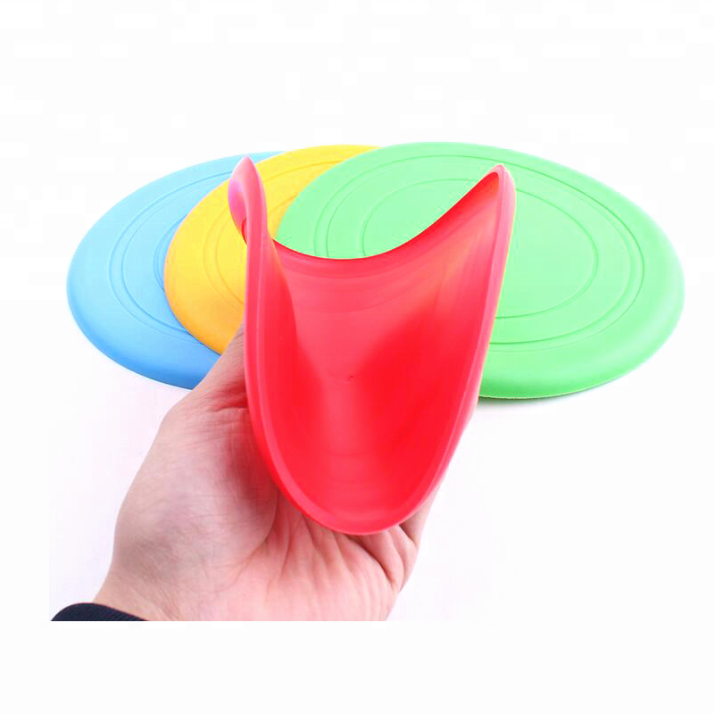 Мягкий резиновый летающий диск для собаки Chew Игрушка, Интерактивная pet training flyer игрушка