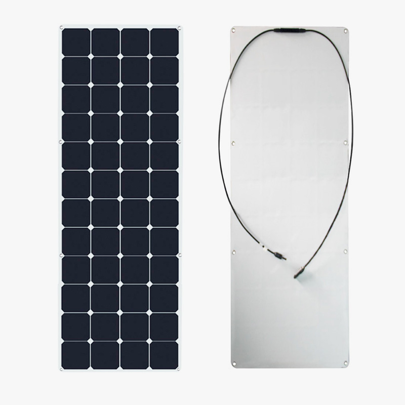 Солнечная батарея Sunpower ETFE, Гибкая солнечная панель 150 Вт, зарядное устройство для RV, лодки