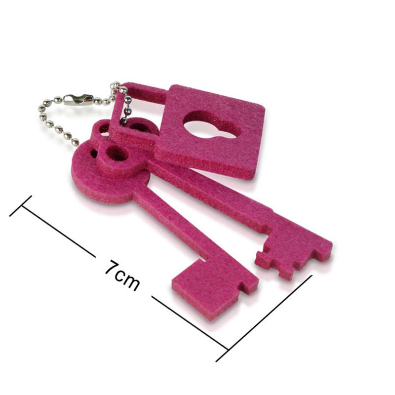 customized design color felt decoration felt craft key chain manufacture