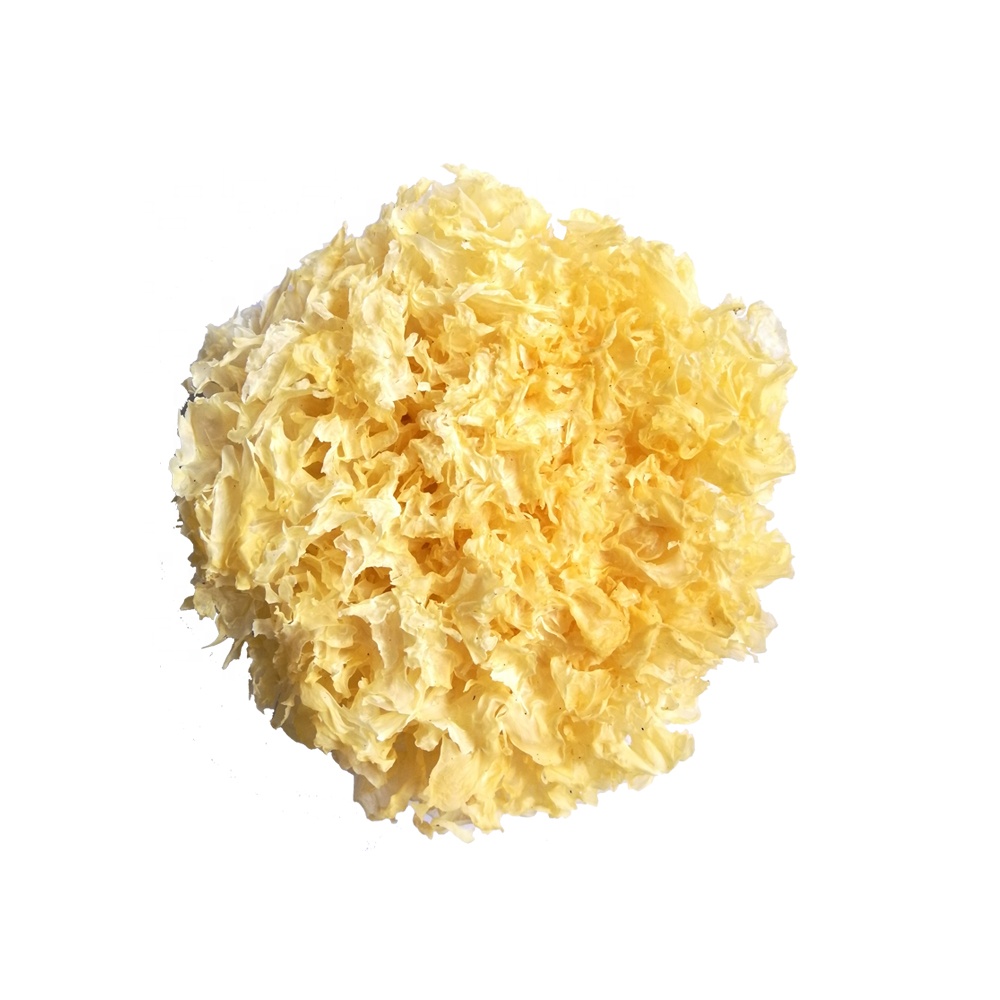 Неотбеленный воск для ушей белый коралловый сушеный Tremella Fuciformis