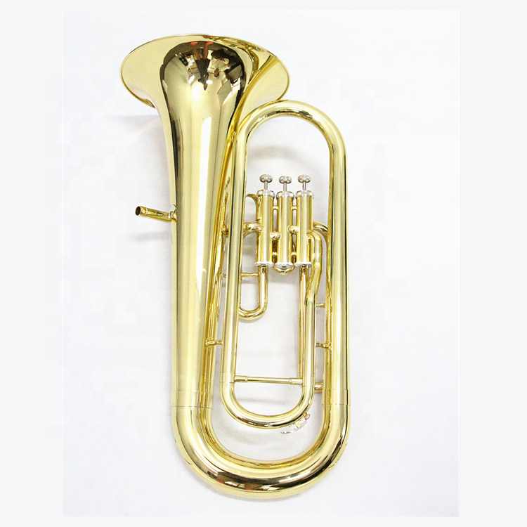 Походный euphonium китайский Bb euphonium гудок Золотой лакированный euphonium