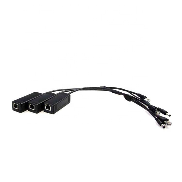 Сеть питания через Ethernet 10/100 м мини 12/24/48 В POE Splitter с RJ45 портов