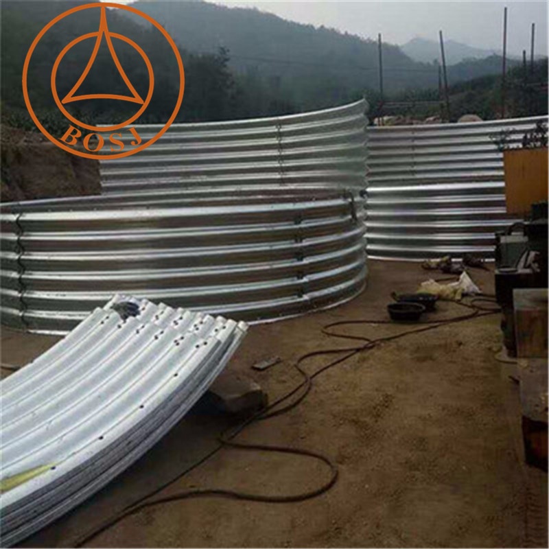 Steel Gutter Silo Roll Forming Making Machine