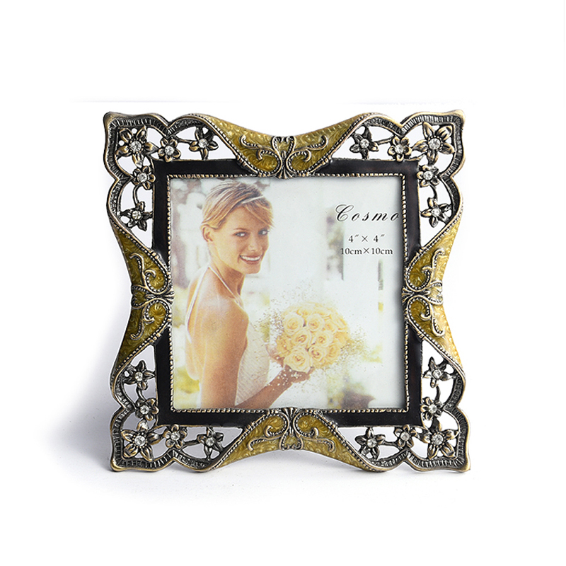 High quality popular gold metal photo frame manufacturer and new model