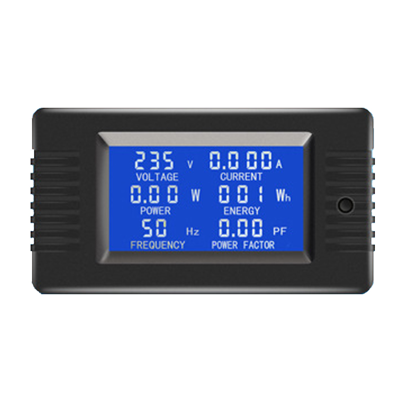 Многофункциональный цифровой AC 80 V-260 V 45 Гц-65 Гц 10A частота коэффициент мощности счетчик электроэнергии