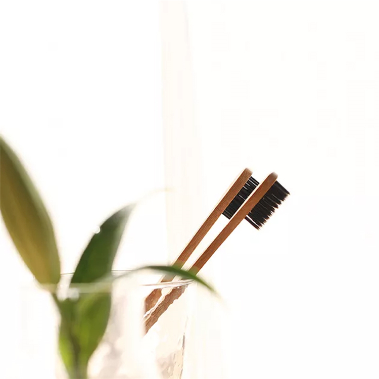 Factory price bamboo toothbrush 4 pack set eco friendly travel/hotel toothbrush