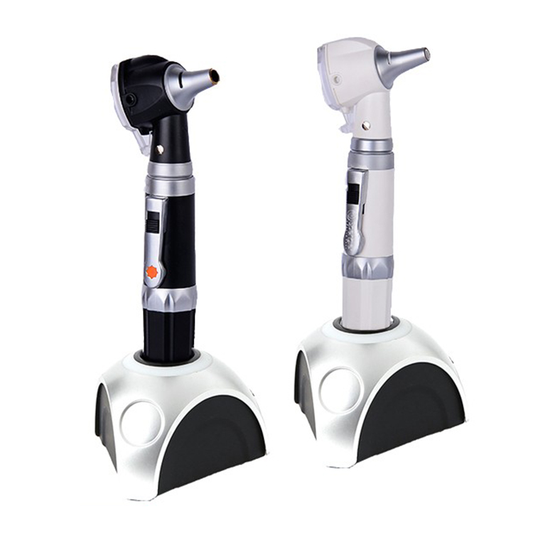 OT10C перезаряжаемые ухо Otoscope спецодежда медицинская волокно оптический Auriscope эндоскопа диагностический аппарат