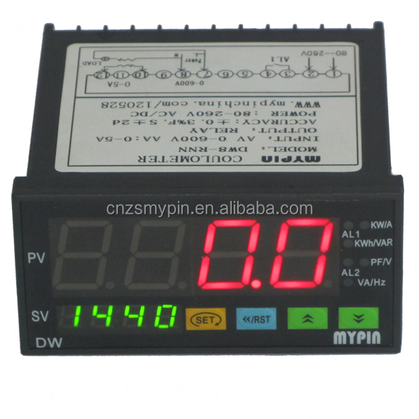 Однофазный цифровой измеритель мощности энергии постоянного тока MYPIN RS232 (ZW8-VRR2F-DV200DA100/75V)
