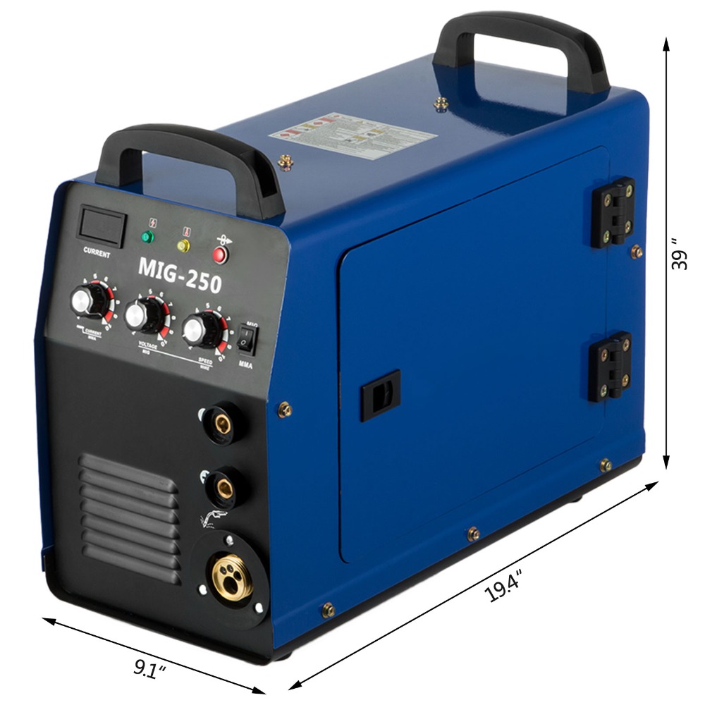 MIG-250AI инверторный Сварочный аппарат MIG MAG + E-Hand IGBT 250Amp MIG MAG + E-HAND,