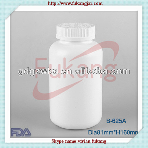 625cc круглый hdpe пластиковые безопасности печать таблетки бутылку