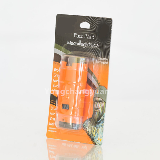 PVC plastic packaging card blister with custom paper cardboard pack