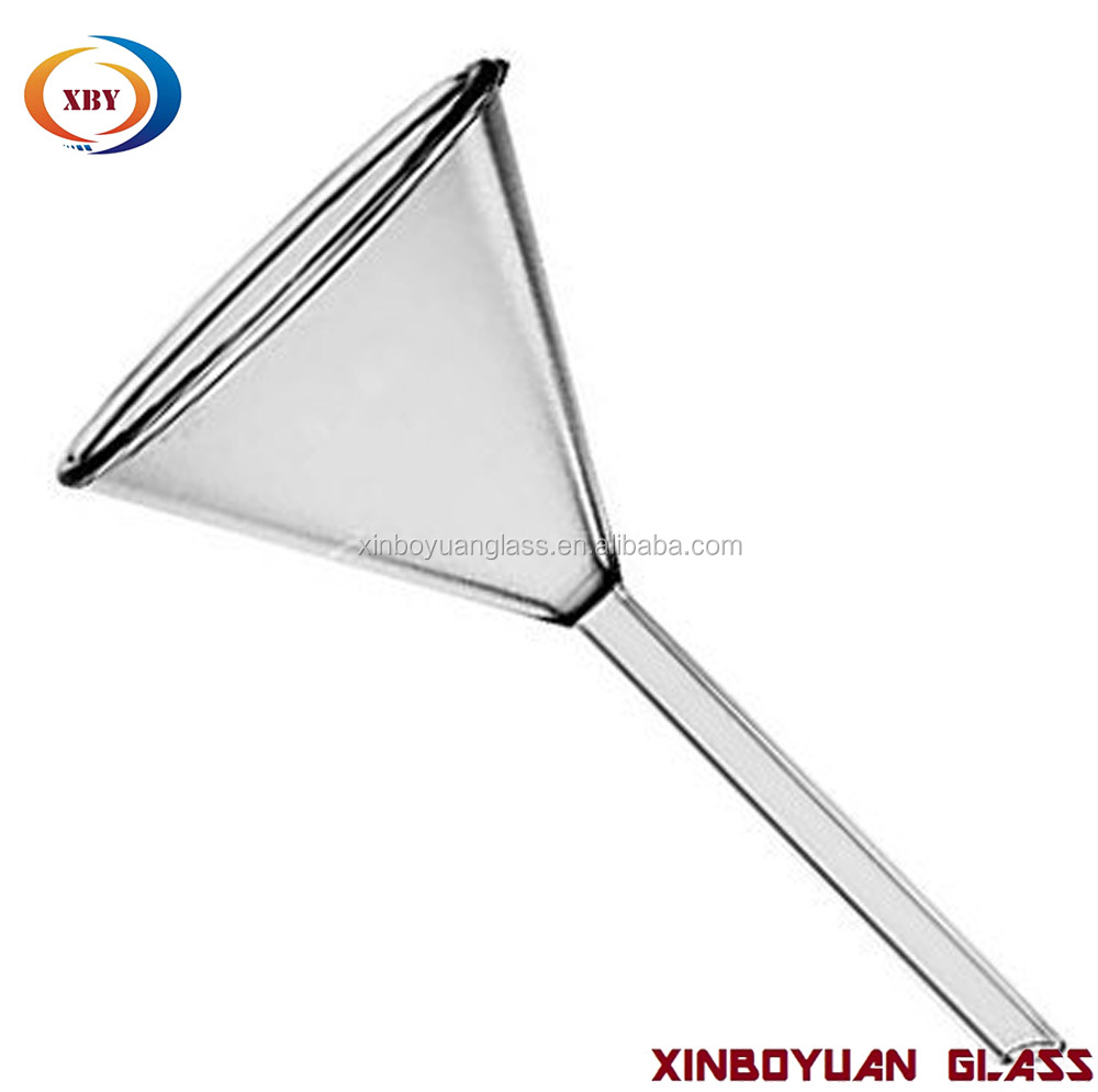 Glass funnel triangle funnel Conical funnel