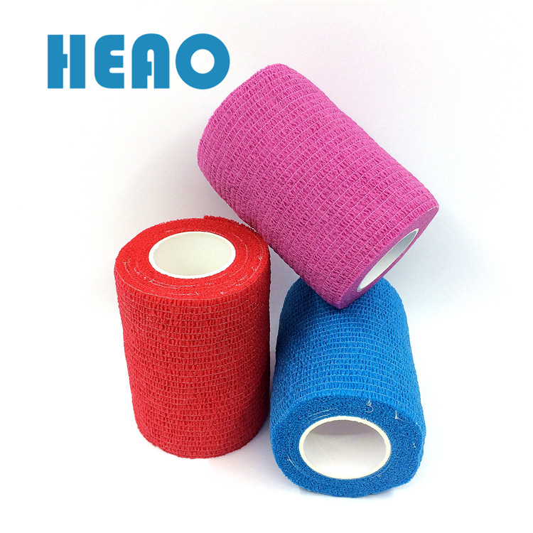 Vetwrap самоклеющиеся Нетканые эластичные когезионные повязки