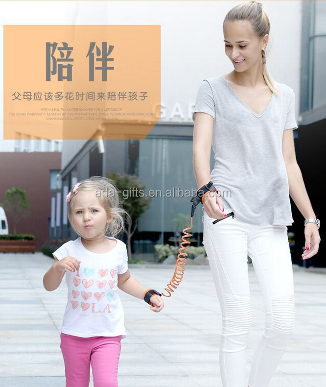 Baby Safety child anti lost wrist link safety leash walking hand belt