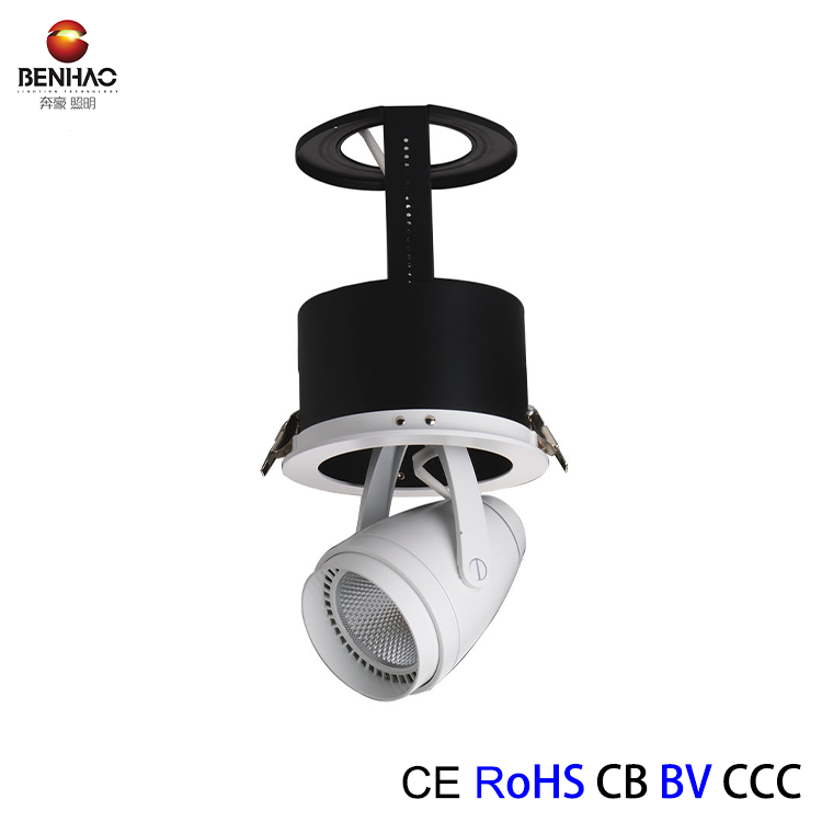 3*24 Вт 2*24 Вт 24 Вт 3*35 Вт 2*35 Вт 35 Вт регулируемый cob downlight stretchable светодиодная решетка света spotlight