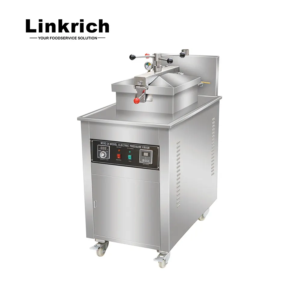 Linkrich Fast Food New Style Electric Commercial chicken pressure standing fryer