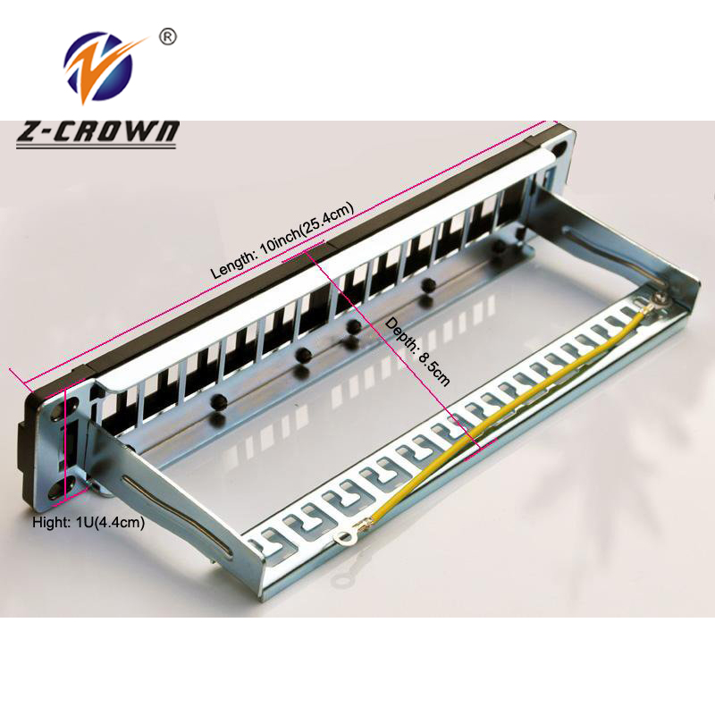 19 дюймов 24/48 портов защитная накладка панели cat6a