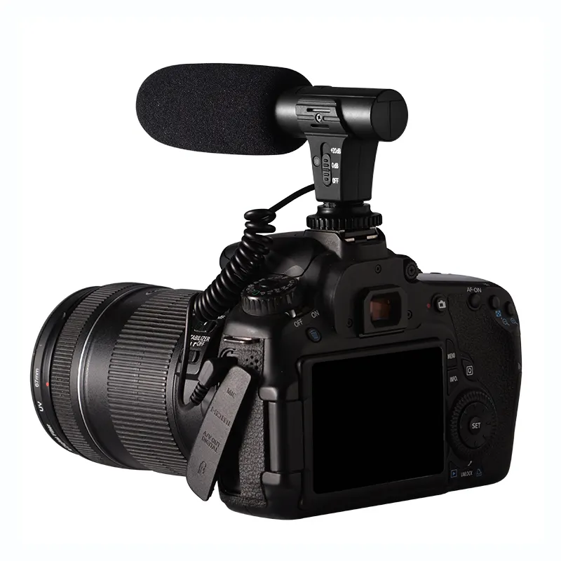 MAMEN High Sensitivity Factory Direct Camera Microphone Light Digital SLR Camera Microphone