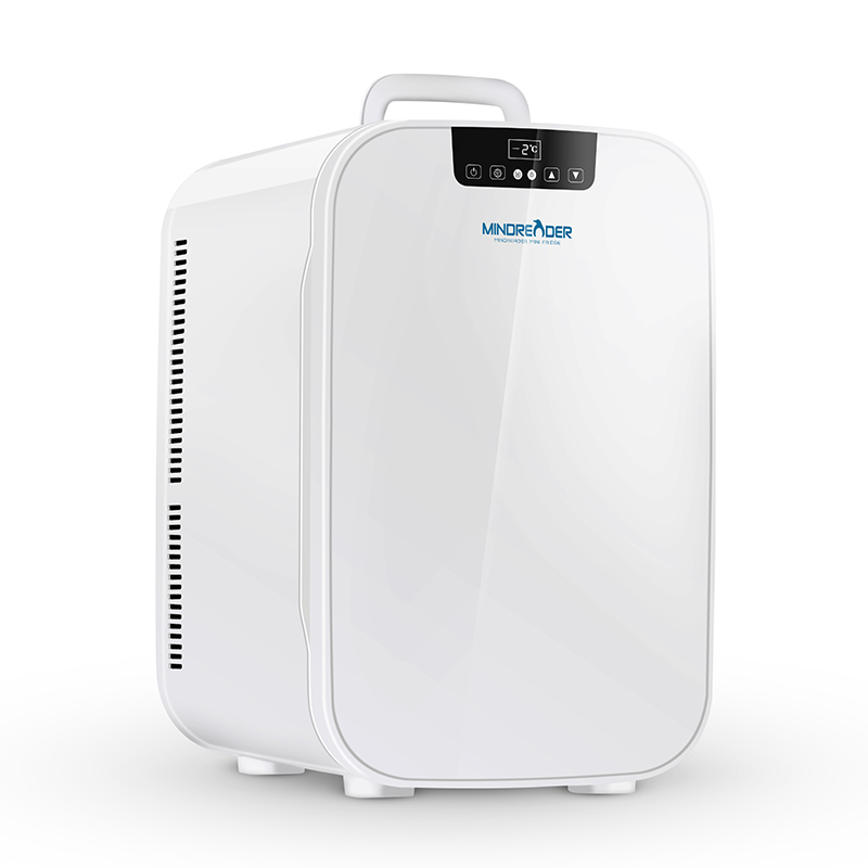 Оптовая цена 25L компактный для дома простой стиль Белый Портативный 12 В дисплей холодильник