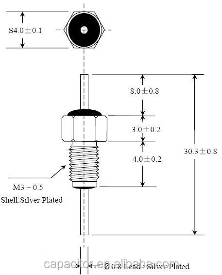 Фильтр Lowpass EMI/RFI 100V 10000pF L4030-008C
