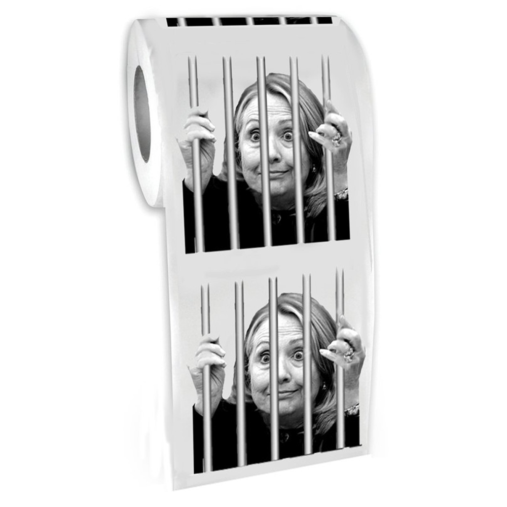 Туалетная бумага Hilary с принтом Трампа, фабричная туалетная бумага с забавным принтом
