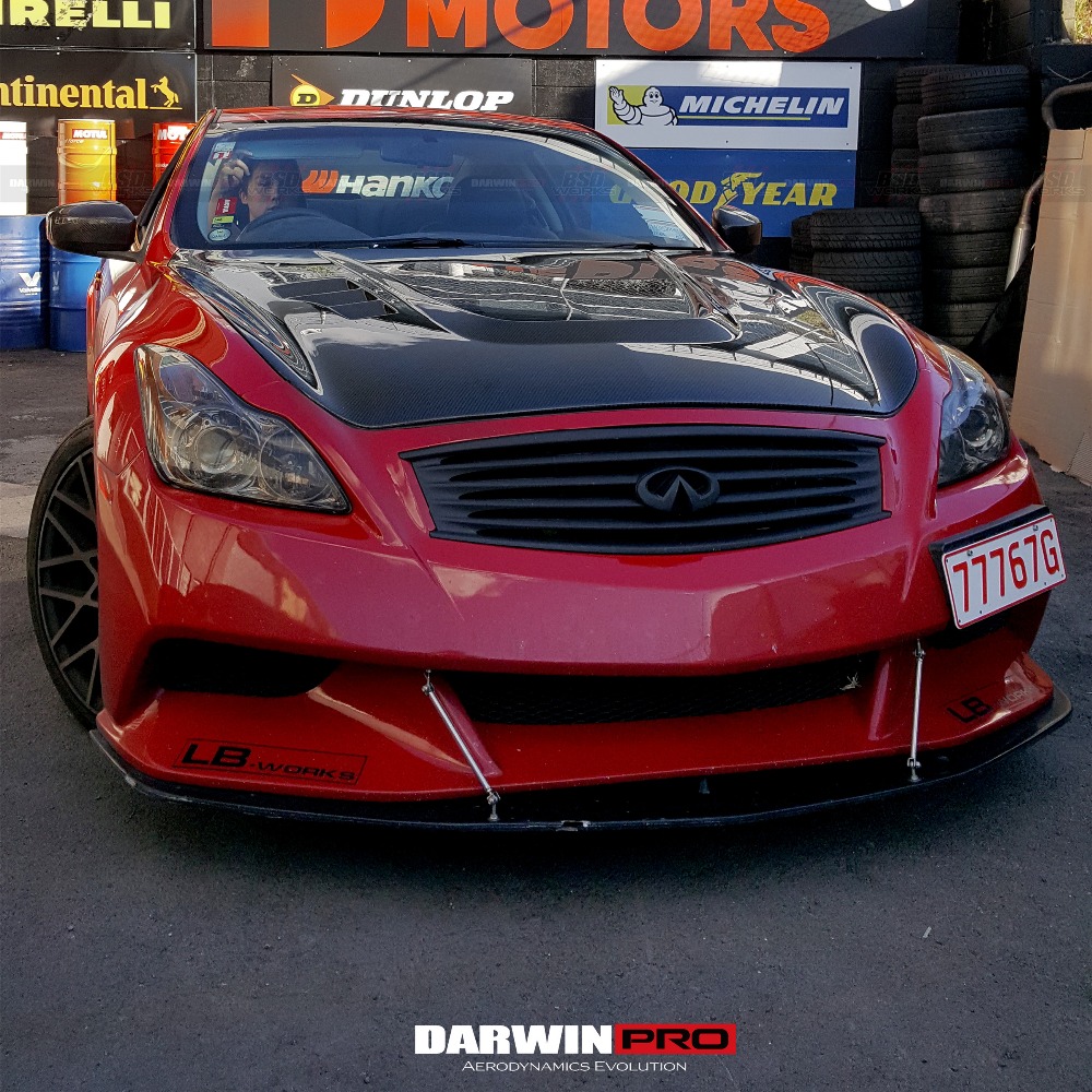 Капот из углеродного волокна DarwinPRO BSI для Infiniti G37 Coupe Convertible