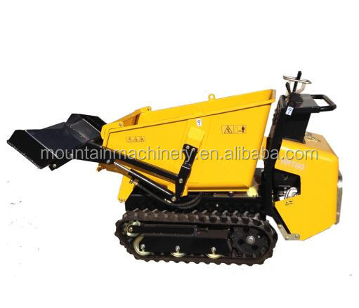13hp бензиновый гусеничный power barrow/самозагружающийся мини-самосвал MMT60