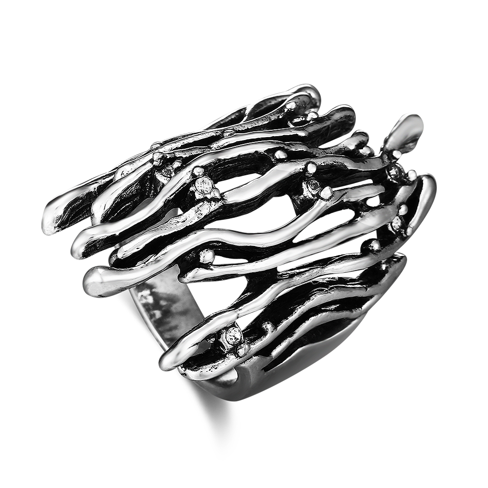 Personality Retro Super Cool Olive Branch Ring For Women