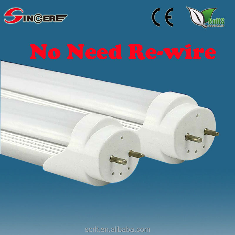 Светодиодный Замена трубки SCL-HT818-EC T8 led 9/14/18 Вт 600/900/1200 мм светодиодные трубки Нет необходимости повторной провода могут работать с электронный балласт