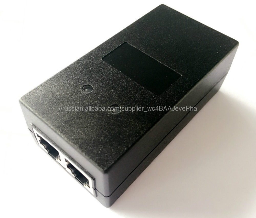 PoE инжектор 12Vdc адаптер PoE пассивный сплиттер PoE для камеры CCTV / PoE коммутатор / IP-телефон