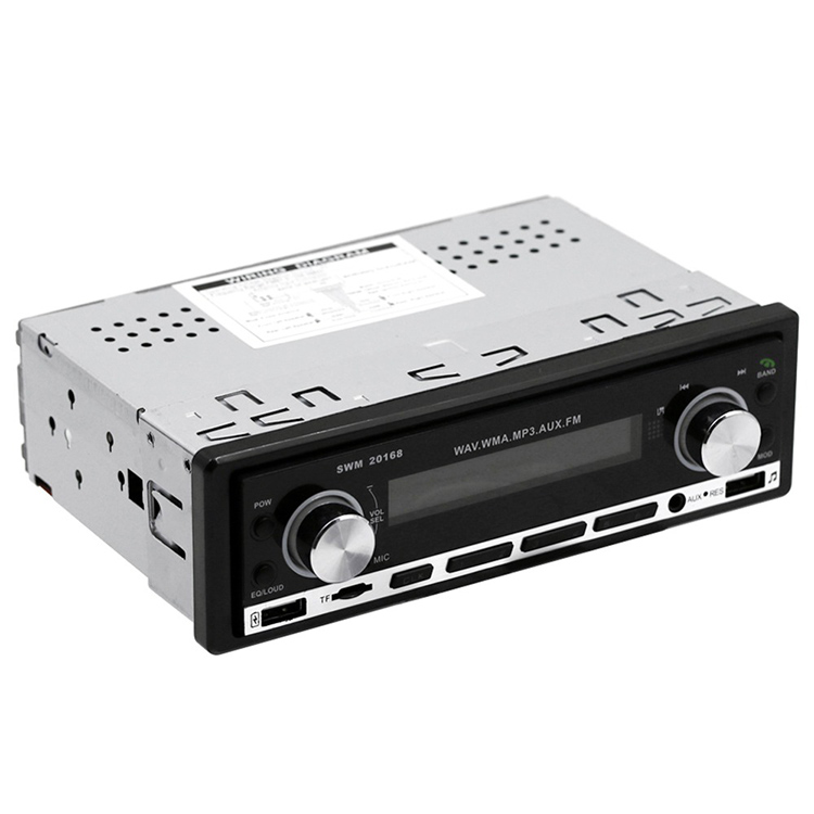 Новый 1Din Встроенная автомобильная стереосистема MP3 аудио плеер ЖК-экран FM радио Bluetooth 4,0 Dual USB u-диск AUX с дистанционным управлением