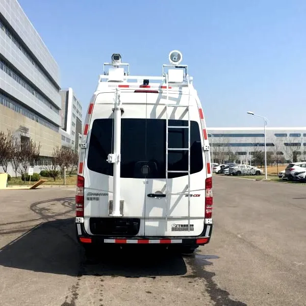 8m 9m 10m 11m 12m vehicle mounted ptz surveillance camera mount telescopic mast pole