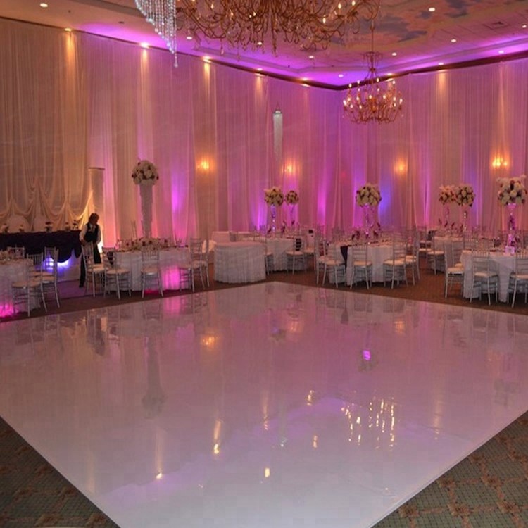 Promotion Wedding /christmas lights Acrylic Plain Dance Floor Interlocking Without LEDs