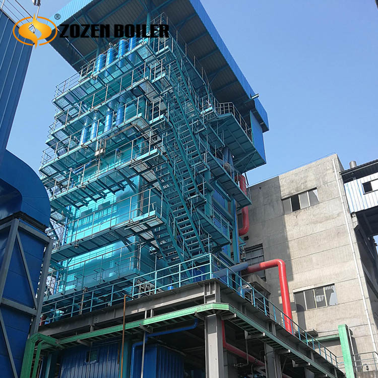 75ton Coal fired high pressure power plant circulation fluidized bed CFB boiler