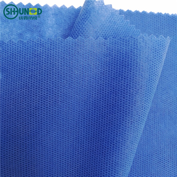 Китай 100% Virgin Bio-degradable PP Non сплетенный полипропилен Spunbond Nonwoven рулонов ткани для домашних текстильных сумок