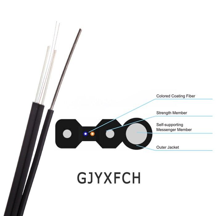 Китайский производитель core 2 G657A FTTH открытый ответвительный кабель