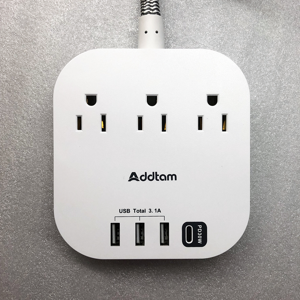 Умный сетевой фильтр с 3 USB - A 1 USB - C PD 45 Вт