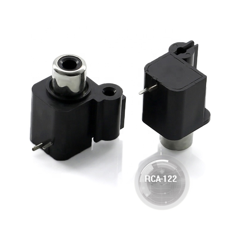 RCA-122 уплотнение RCA Jack Черный rca водонепроницаемый разъем