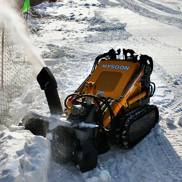 China cheap mini skid steer snow blower for sale